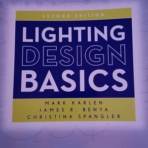 Lighting Dedign Basics Second Edition Soft Cover Text Book Used